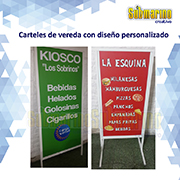 Cartel vereda personalizable